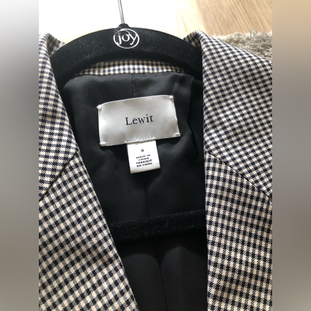 Lewit Check Print Blazer - Picture 5 of 10